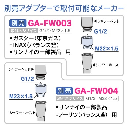 シャワーヘッド軽量 アイボリー