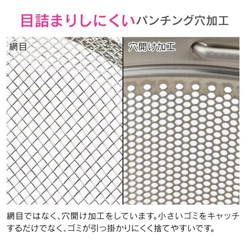 シンク用ステンレス製ゴミカゴ