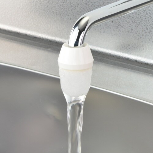 簡易浄水蛇口 ホワイト 5個