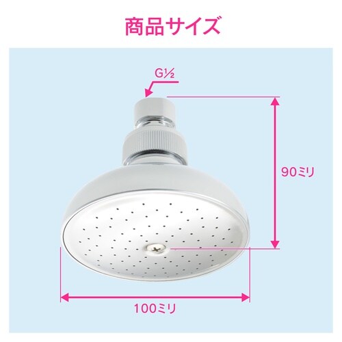 回転シャワーヘッド プール補修