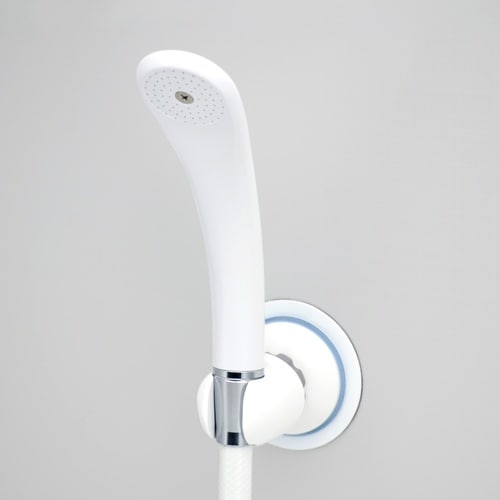 吸盤式シャワーフック ピンク