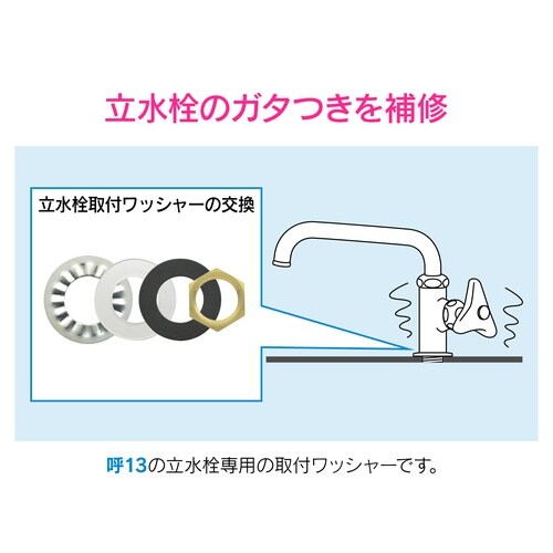立水栓取付部品セット呼13