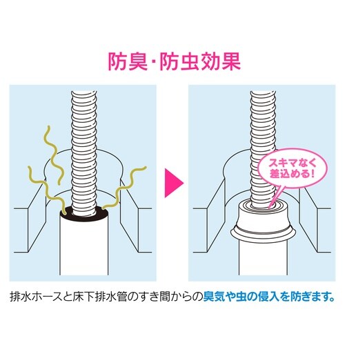 防臭エンド 床下排水用