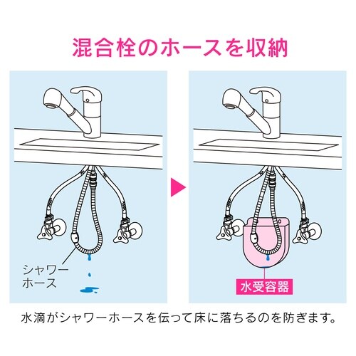 水受容器 引出しホース用