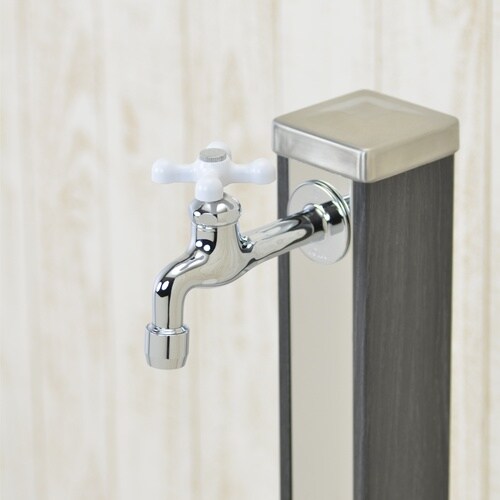 泡沫金具付胴長横水栓