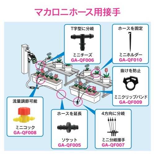 ミニ接手5入 マカロニホース延長