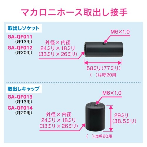 取出しキャップ呼20塩ビ管
