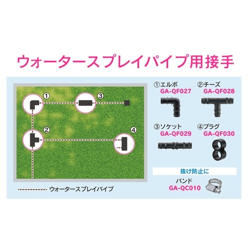 ダプターウォータースプレイパイフ