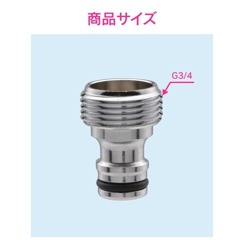 GA−QA042 メタルネジニップル 呼20