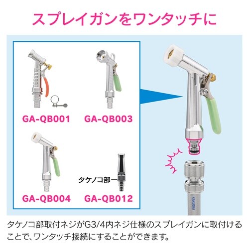 GA−QA042 メタルネジニップル 呼20