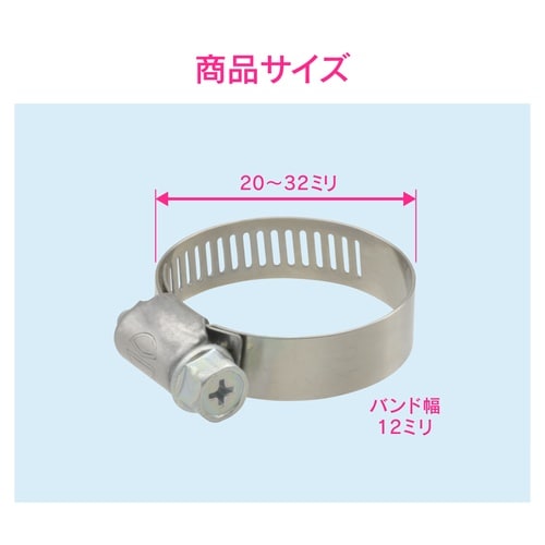 ホースバンド 20−32mm DV締