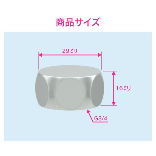 キャップナット 呼20用 袋ナット