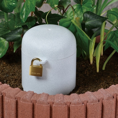 立型散水栓ボックス 石目