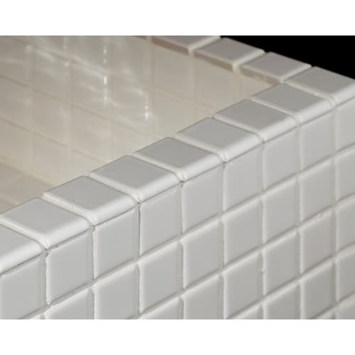 493−343−Wタイル貼り洗面器W