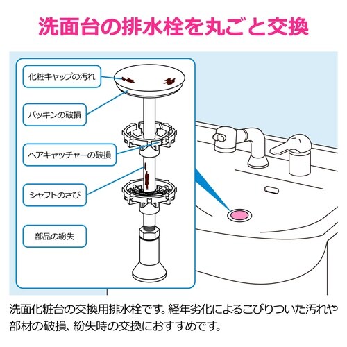 洗面用排水栓