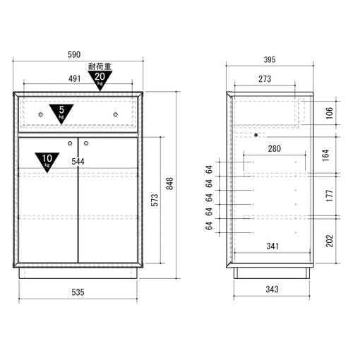 アロー キャビネット ARC−9060CA