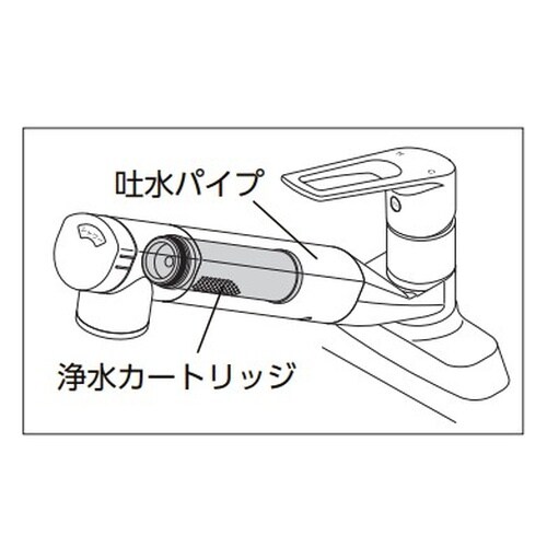 浄水器内蔵シングル 寒