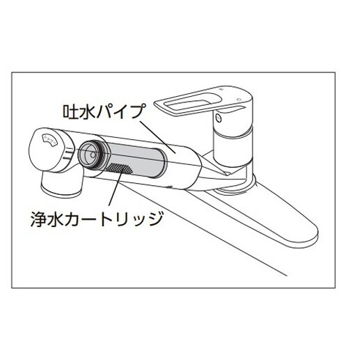浄水器内蔵用シングル