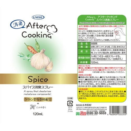 スパイス消臭スプレー