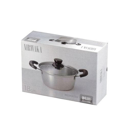 ステンレス製両手鍋