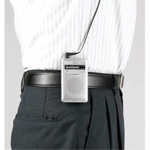 AM・FMポケットラジオ