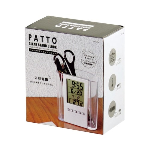 PATTO −パット−クリアスタンドクロック