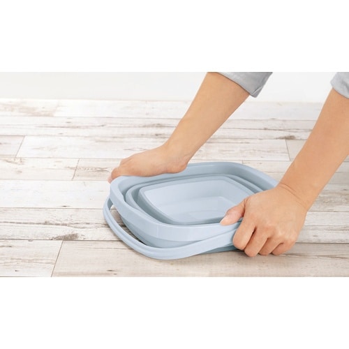 スクエア折りたたみバケツ