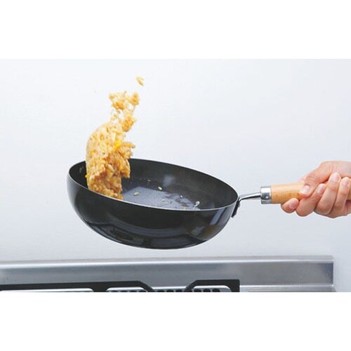 こぼれにくい炒め鍋29cm