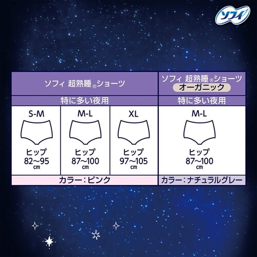 超熟睡ショーツ ML 5枚#37122