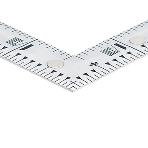 曲尺同厚同目銀1尺