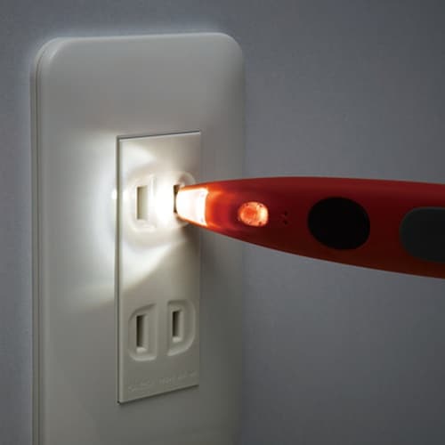 音響発光LEDライト内蔵検電器