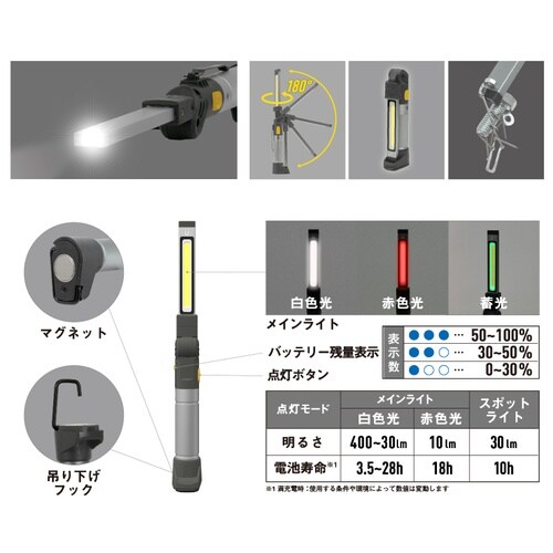 充電式マルチライト