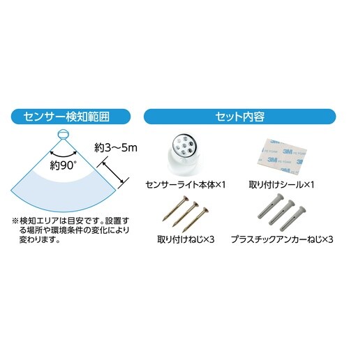 SV−5462 7LED マルチセンサーライト