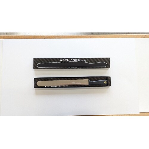 Vイーグル黒P柄Moウェーブナイフ