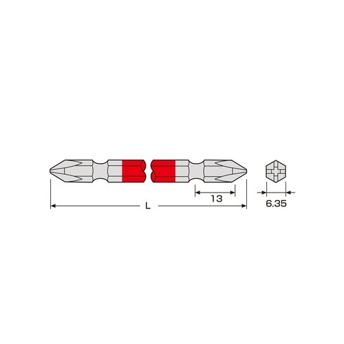 カラービット両頭5Pセット