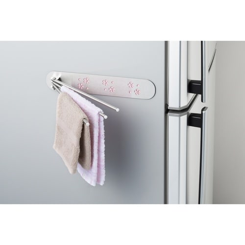 ステンレス製ふきん掛け