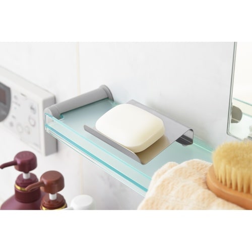 ステンレス製斜めソープトレー