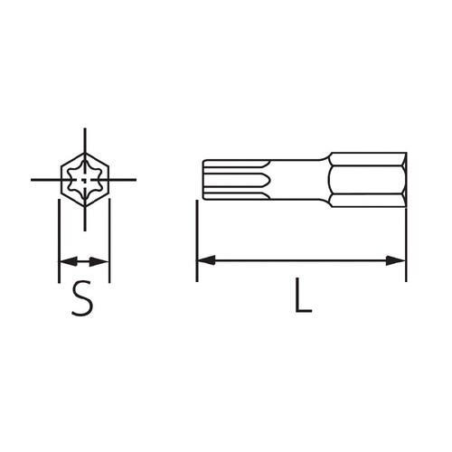 ショートトルクスビットソケット用交換ビット T50