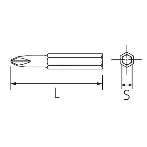 クロスビットソケット用 交換ビット #3 プラス