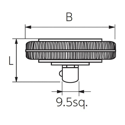 9.5SQ グリップ型 ラチェットハンドル