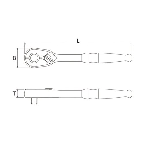 90ギア 9.5SQ ラチェットハンドル