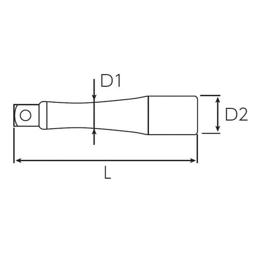 12.7SQ エクステンションバー270mm