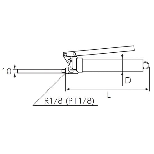 グリースガンカートリッジ式