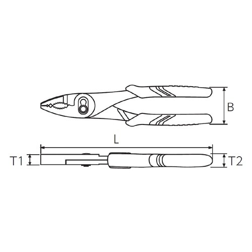 コンビプライヤ ソフトグリップ付 200mm