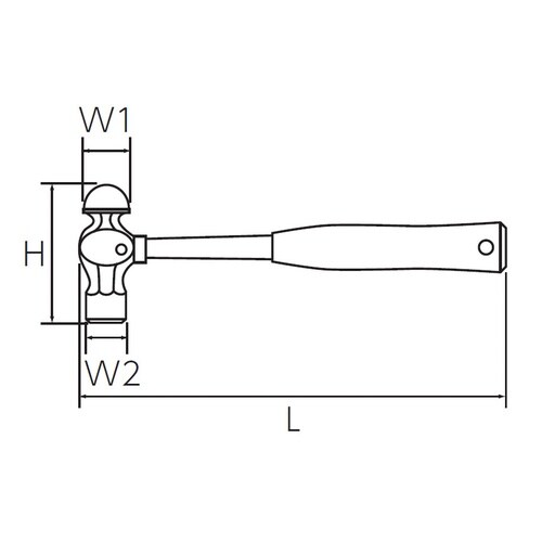 ボールピンハンマ1ポンド