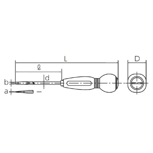 ソフトラウンドマイナスドライバー 5mm幅