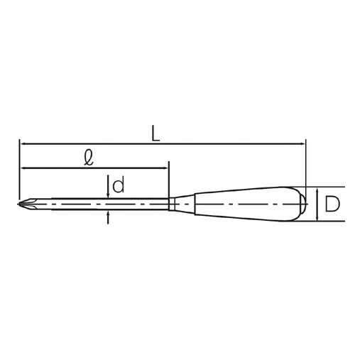割柄プラス貫通ドライバー #3
