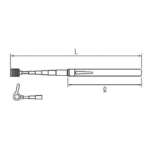 マグネットハンド 伸縮シャフト中