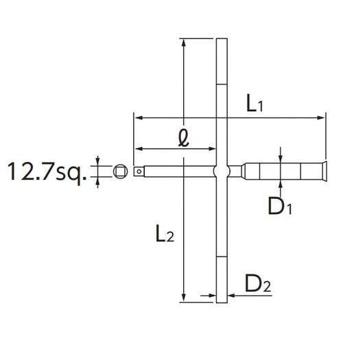 12.7SQ 早回しクロスリムレンチ