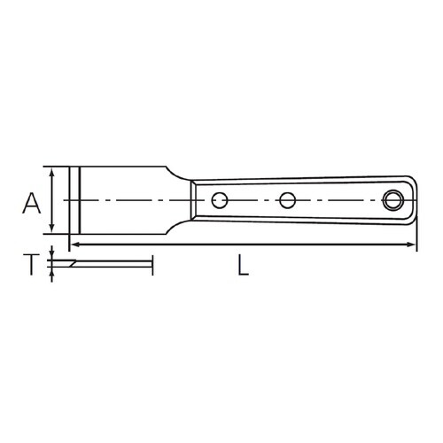 ステンレススクレーパー刃幅30mm